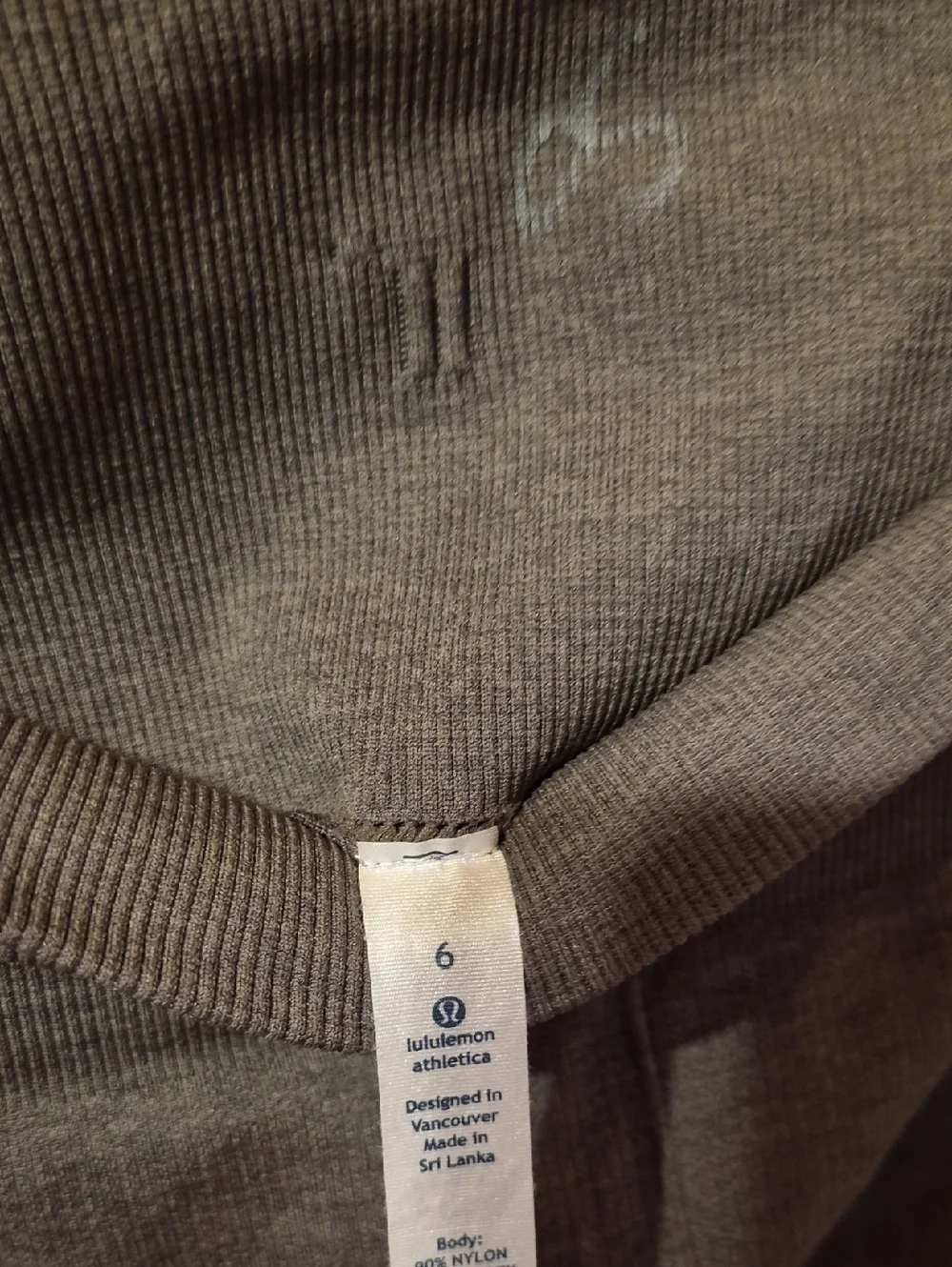 Womens Lululemon In The Flow Crop Leggings Size 6 Scrunch
